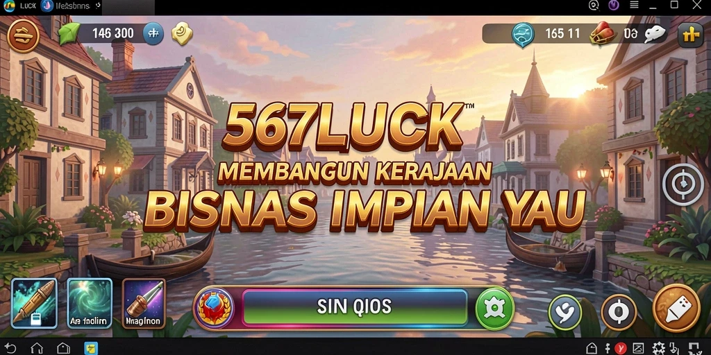 Tampilan gameplay 567LUCK yang penuh warna dan menarik perhatian.
