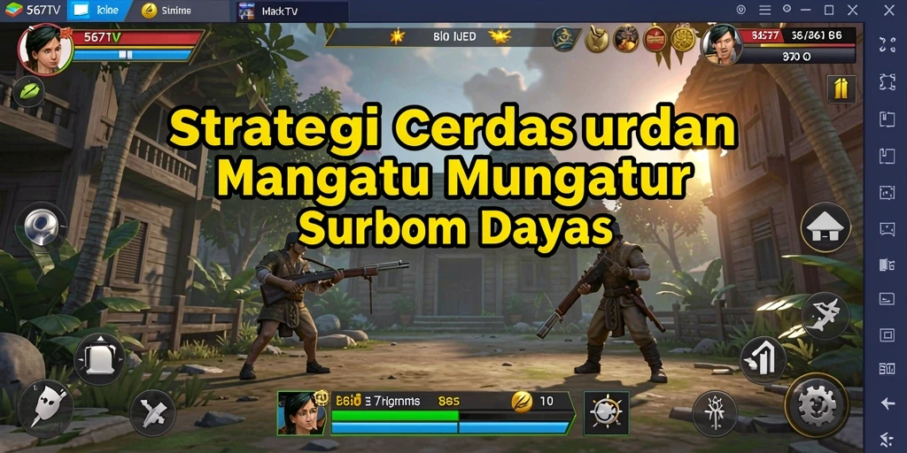 Screenshot gameplay 567TV yang menampilkan strategi dan pengelolaan sumber daya.