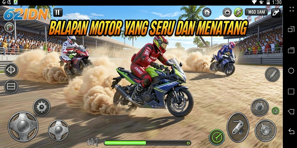 Tampilan gameplay 62IDN yang seru dan penuh aksi.