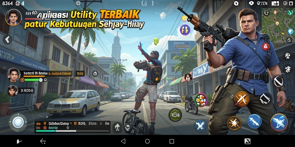 Tampilan utama aplikasi 8364 yang praktis dan fungsional.