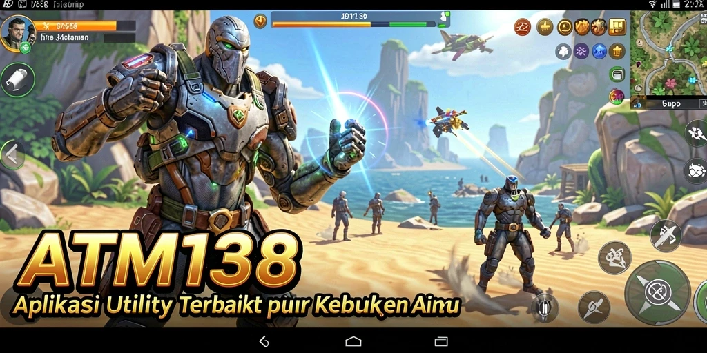 Tampilan antarmuka ATM138 yang modern dan menarik.