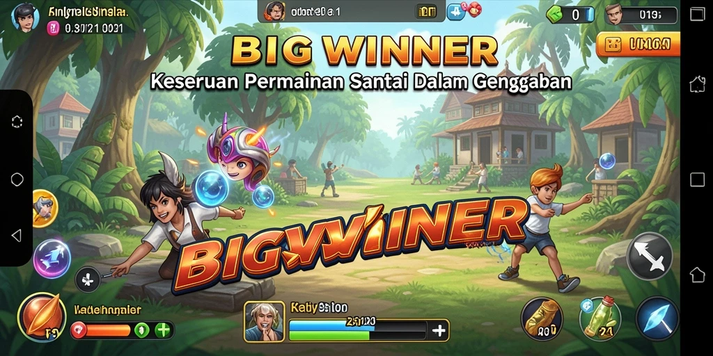 Tangkapan layar utama dari gameplay seru BIGWINNER.