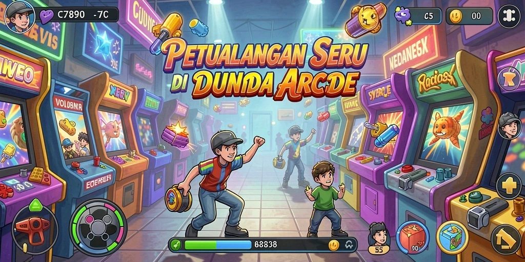 Screenshot C7890 menampilkan gameplay yang dinamis dan penuh aksi.