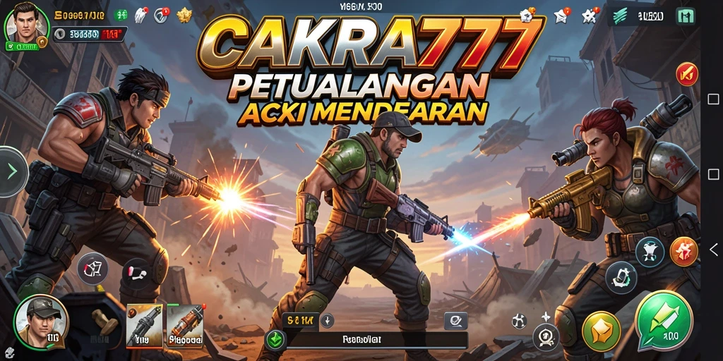 Tampilan seru gameplay CAKRA777 yang penuh aksi dan tantangan.