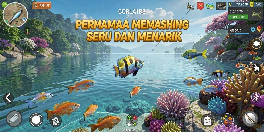 Tangkap ikan besar dalam aksi gameplay CORLA188.