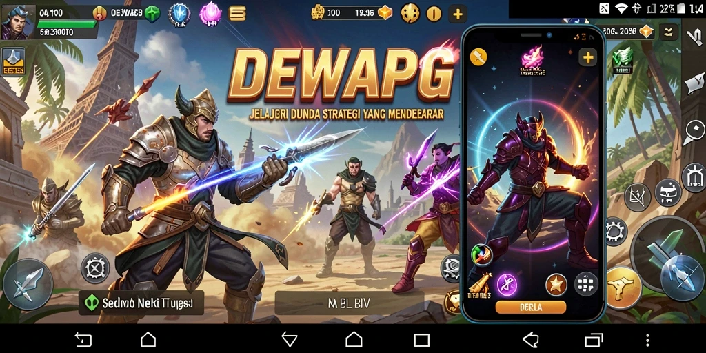 Gameplay DEWAPG yang mendebarkan dan menantang.