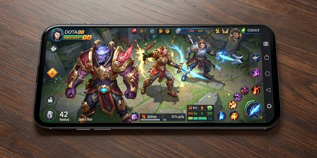 Screenshot gameplay DOTA88 menampilkan aksi pertarungan yang mendebarkan.