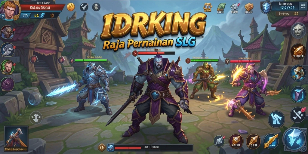 Tampilan gameplay dinamis dan strategis dalam IDRKING.