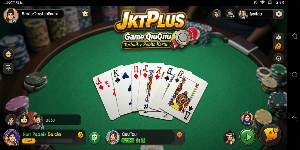 Tampilan gameplay QiuQiu yang dinamis dan menarik.