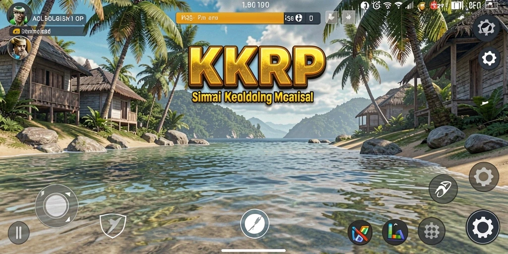 Tangkapan layar menarik dari gameplay simulasi dalam KKRP.