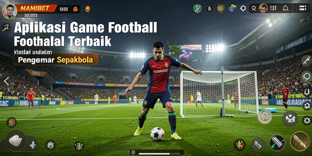 Tangkapan layar <strong>MAMIBET</strong> menampilkan gameplay sepak bola yang mendebarkan dan interaktif.