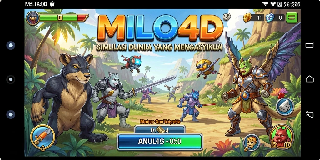 Tampilan gameplay MILO4D yang menarik dan mendetail.