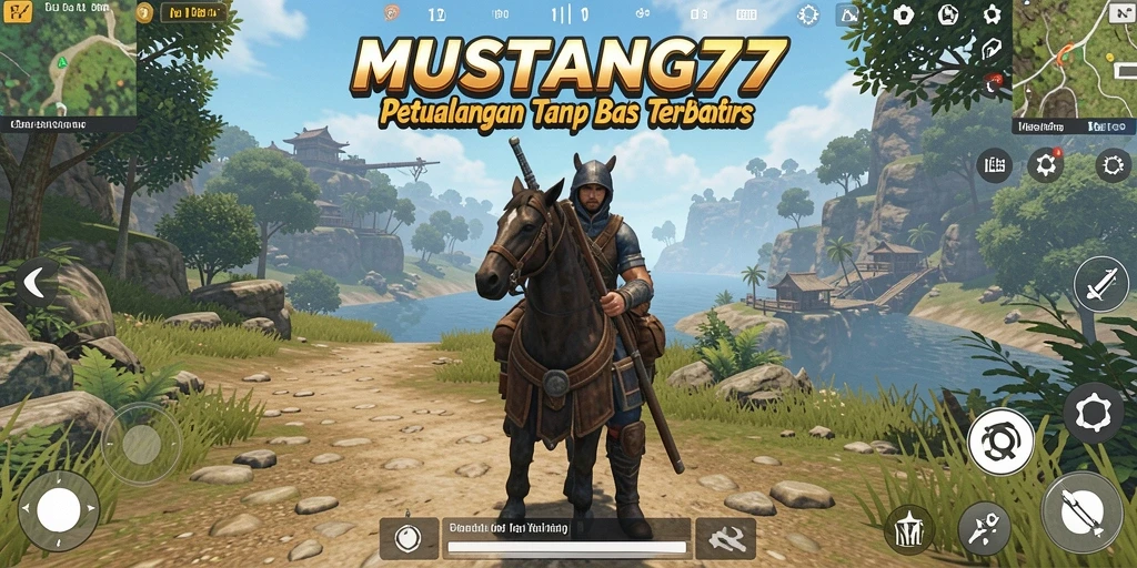 Gameplay MUSTANG77 menunjukkan dunia terbuka yang luas dan mengesankan.