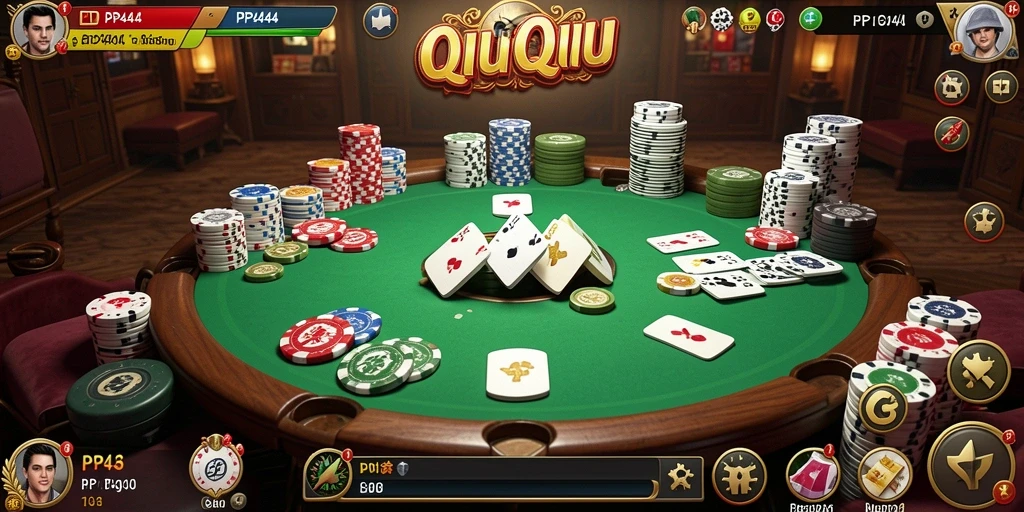 Tampilan seru gameplay QiuQiu di PP444 yang menantang.