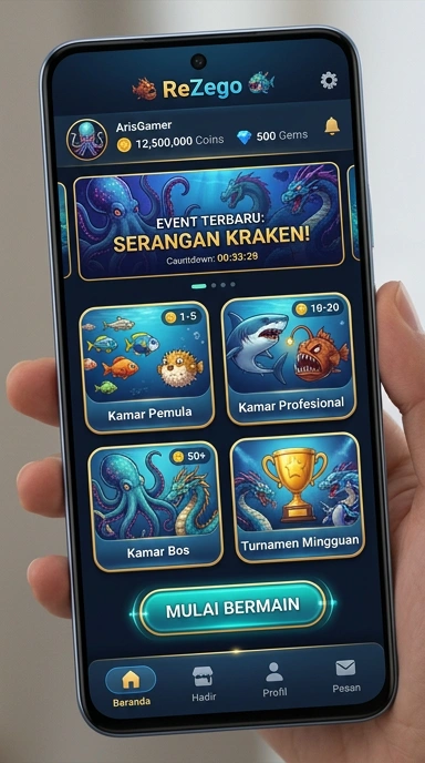Halaman kategori aplikasi rezego yang beragam